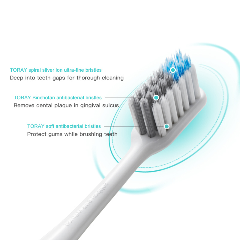 Xiaomi Dr.Bei Bass Toothbrush 4 Pack (4 Colors)