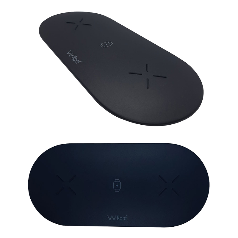 Wroof Wireless Charger Pad 10W/2.5W 3-in-1 Black Wroof Wireless Charger Pad 10W/2.5W 3-in-1 Black