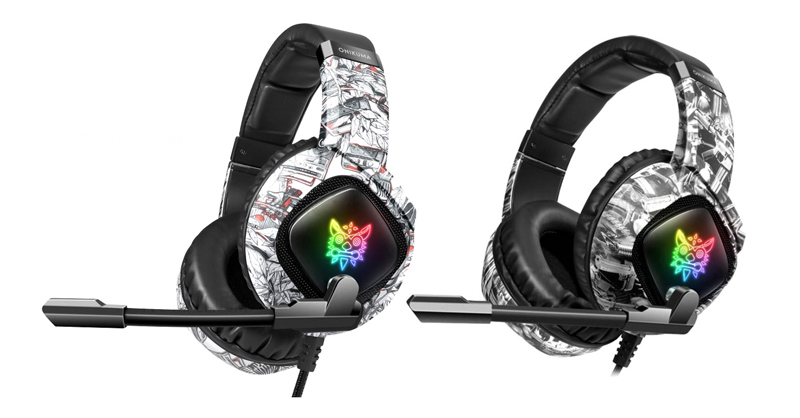 Onikuma Gaming Headset K19 Camouflage White Onikuma Gaming Headset K19 Camouflage White