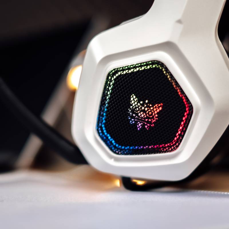 Onikuma Gaming Headset K10 3.5 RGB White