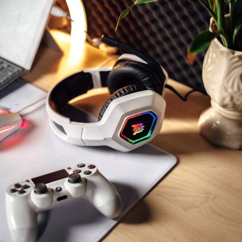 Onikuma Gaming Headset K10 3.5 RGB White