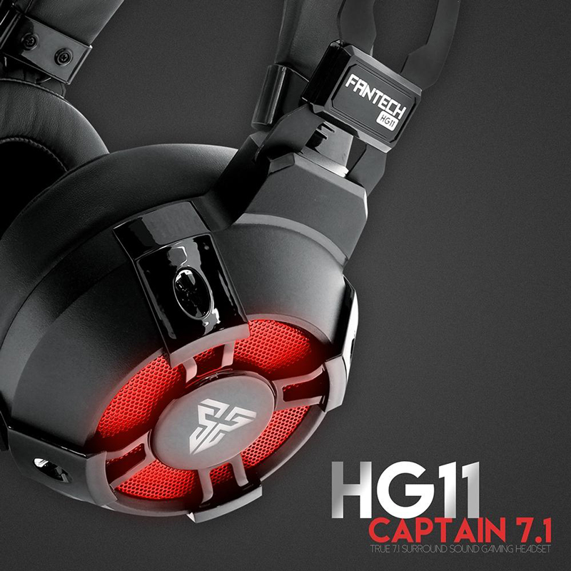 Fantech Gaming Headset HG11RGB 7.1 Channel Black