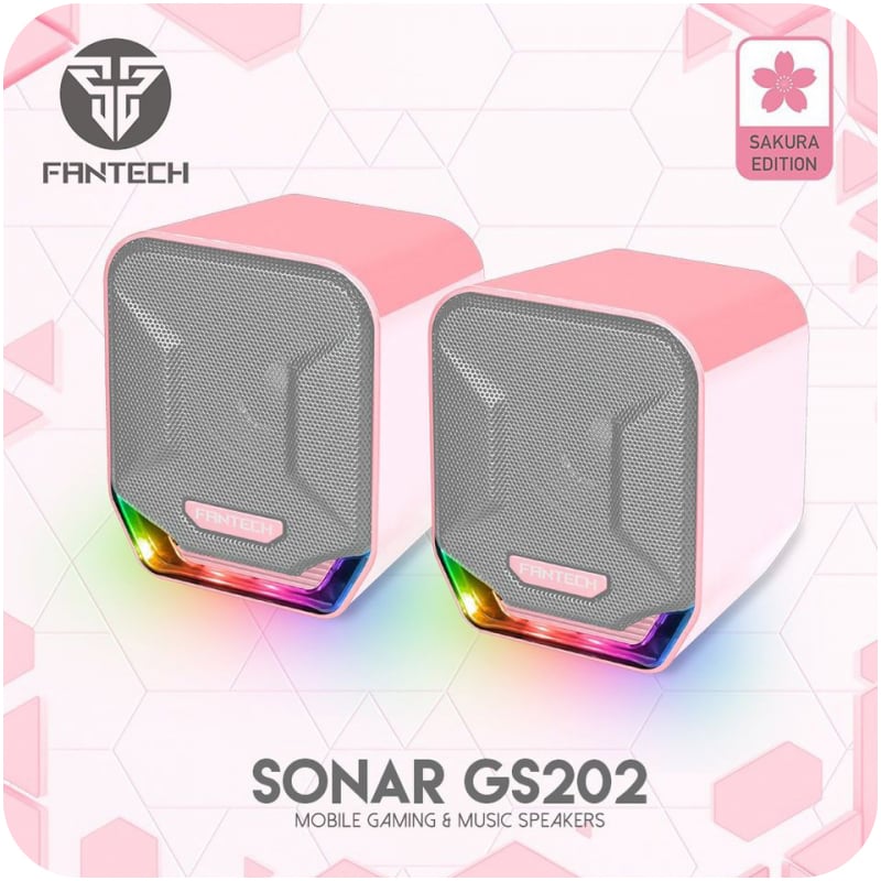 Fantech Gaming Speaker GS-202 RGB PINK (Sakura Edition)