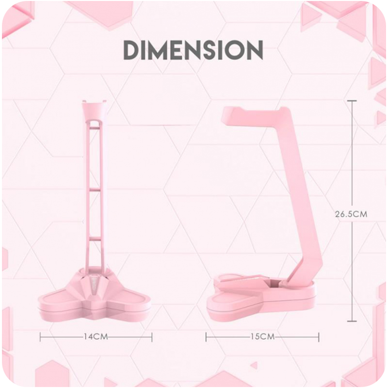 Fantech Gaming Headset Stand AC3001 PINK (Sakura Edition)