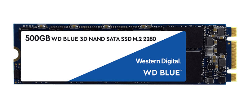 SSD M.2 SATA WD BLUE 3D NAND 500GB