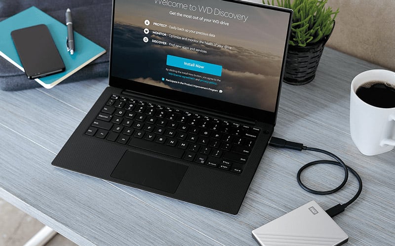 WD HDD Ext 2TB My Passport Ultra Type-C USB 3.0 Gold