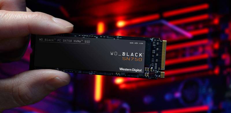 WD SSD 1TB R3470MB/s W3000MB/s Black 5 Year (SN750 NVMe)