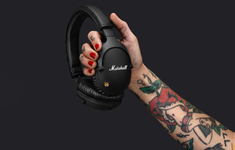 Marshall Headphone with Mic. Wireless Monitor II A.N.C Black