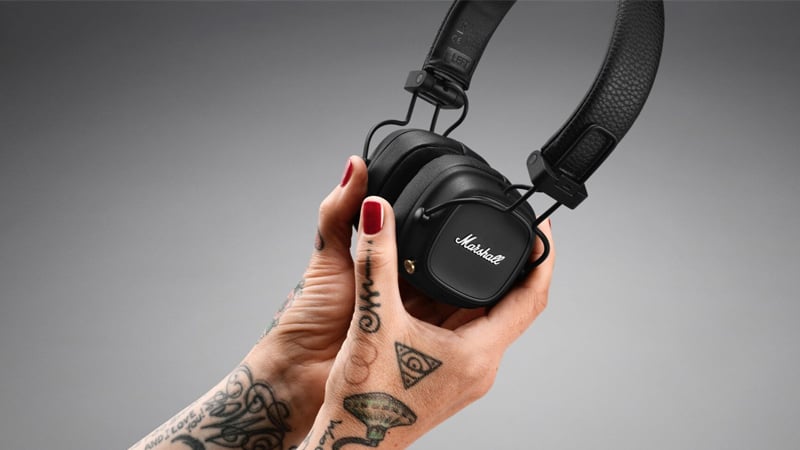 Marshall Bluetooth Headphone Major IV Black