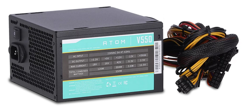 Antec Power Supply ATOM V550 Watt TH