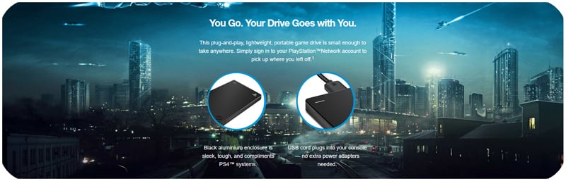 Seagate HDD Ext Game Drive PS4 Marvel Avengers