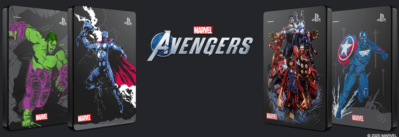 Seagate HDD Ext Game Drive PS4 Marvel Avengers