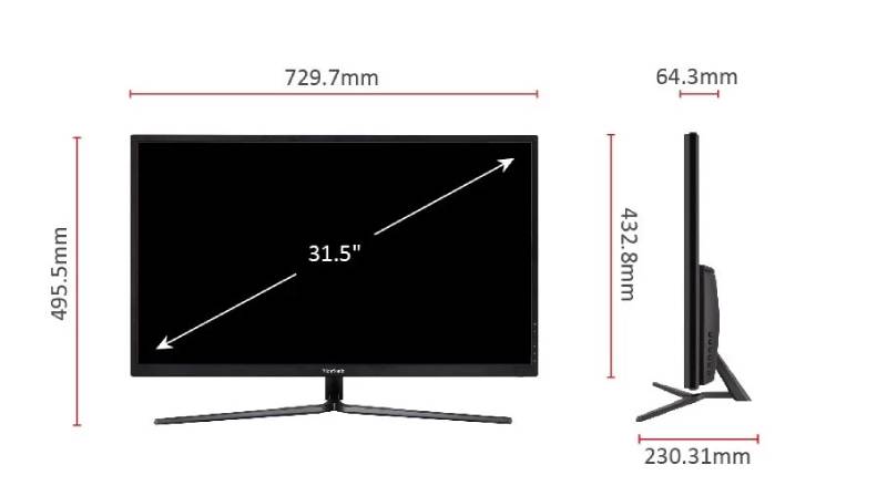 VIEWSONIC MONITOR VX3211-4K-mhd