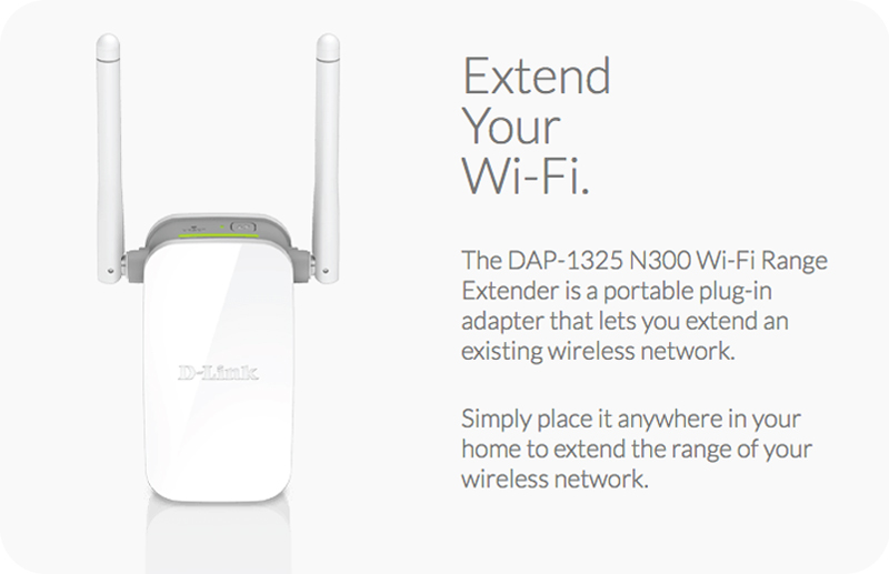 ตัวขยายสัญญาณ WiFi D-Link DAP-1325 N300 | Education Studio7