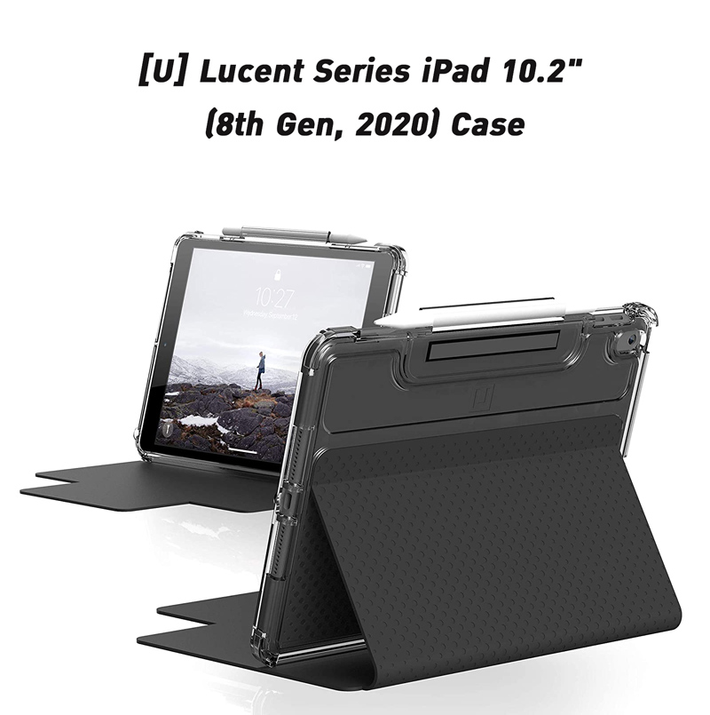 U Casing for iPad 10.2 inch 8th Gen 2020 Lucent - Black/Ice