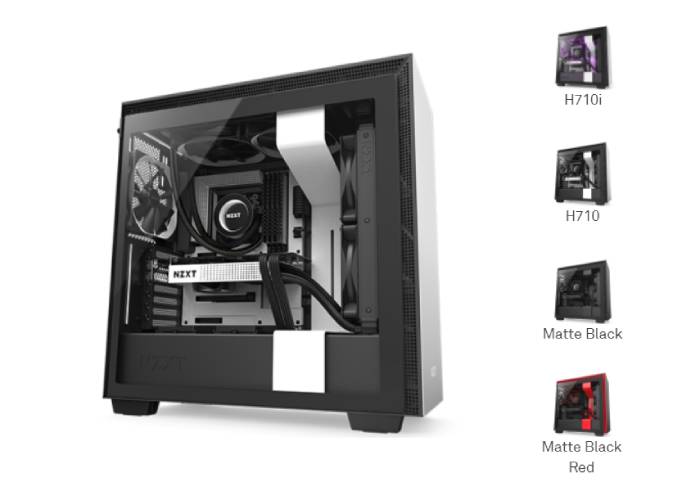 NZXT Computer Case H710 Matte White