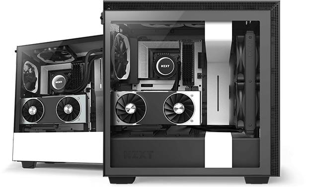 NZXT Computer Case H710 Matte White