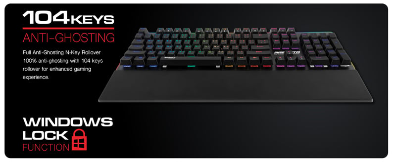 Signo Gaming Keyboard RGB Mechanical Magusta KB-781 Blue Switch