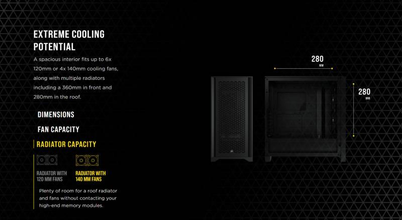 Corsair Computer Case 4000D Airflow TG Black
