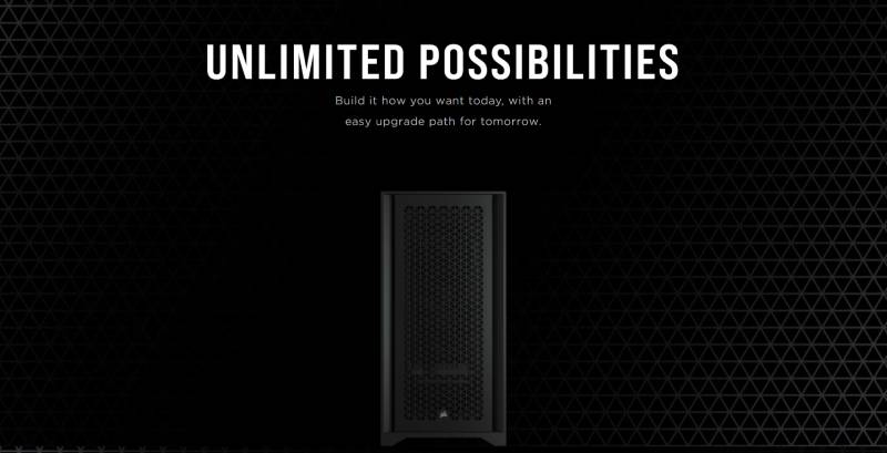 Corsair Computer Case 4000D Airflow TG White