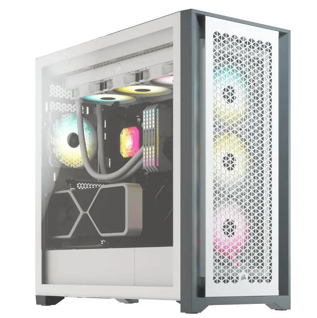 เคสคอมพิวเตอร์ Corsair Computer Case 5000D Airflow TG White
