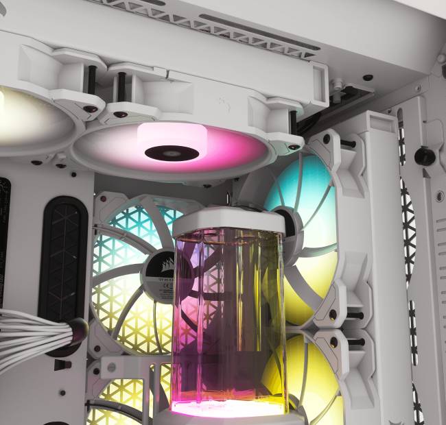 เคสคอมพิวเตอร์ Corsair Computer Case 5000D Airflow TG White