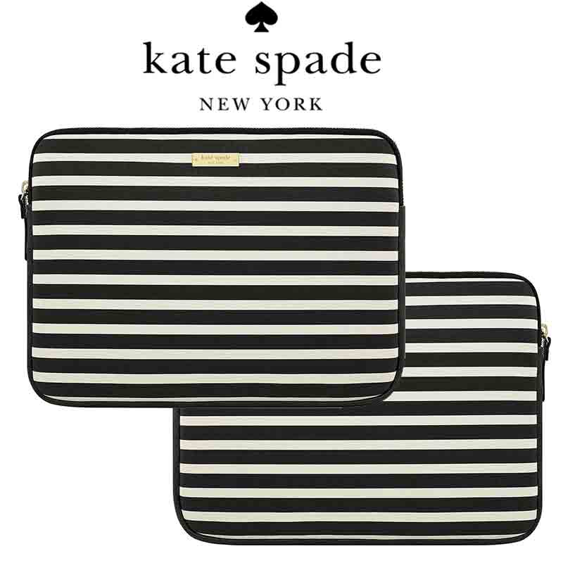 Kate Spade New York Slim Sleeve for 13 inch Black/Gold