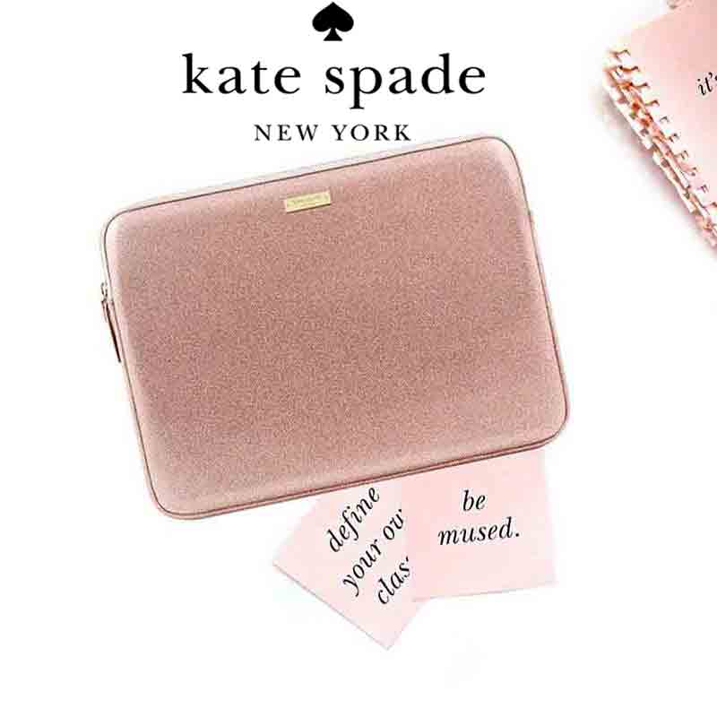 kate spade new york Sleeve for 13 MacBook, 13 Laptop - Rose Gold