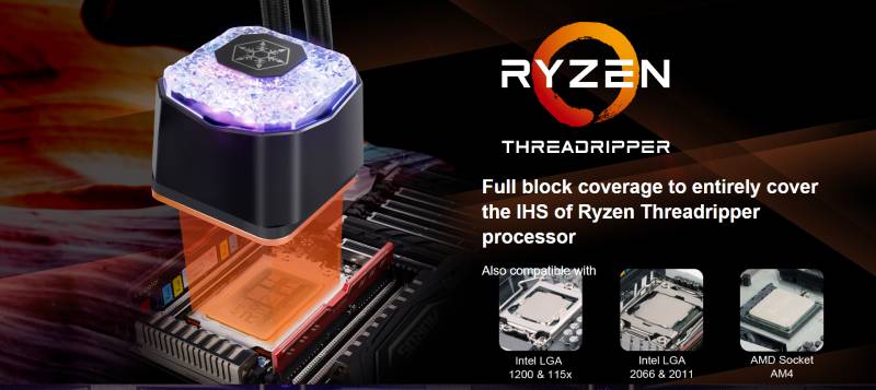 Silverstone CPU Liquid Cooler Icegam 360 ARGB