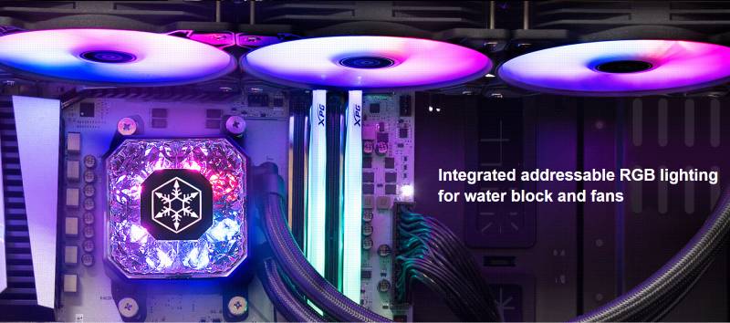 Silverstone CPU Liquid Cooler IceGem 240P ARGB
