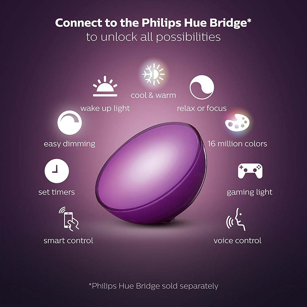 ซื้อ อุปกรณ์เสริมแอพพลิเคชั่นสำหรับแอปเปิ้ล Philips COL Hue Go White ราคาพิเศษ พร้อมโปรโมชั่นลดราคา ส่งฟรี ส่งเร็ว ทั่วไทย  