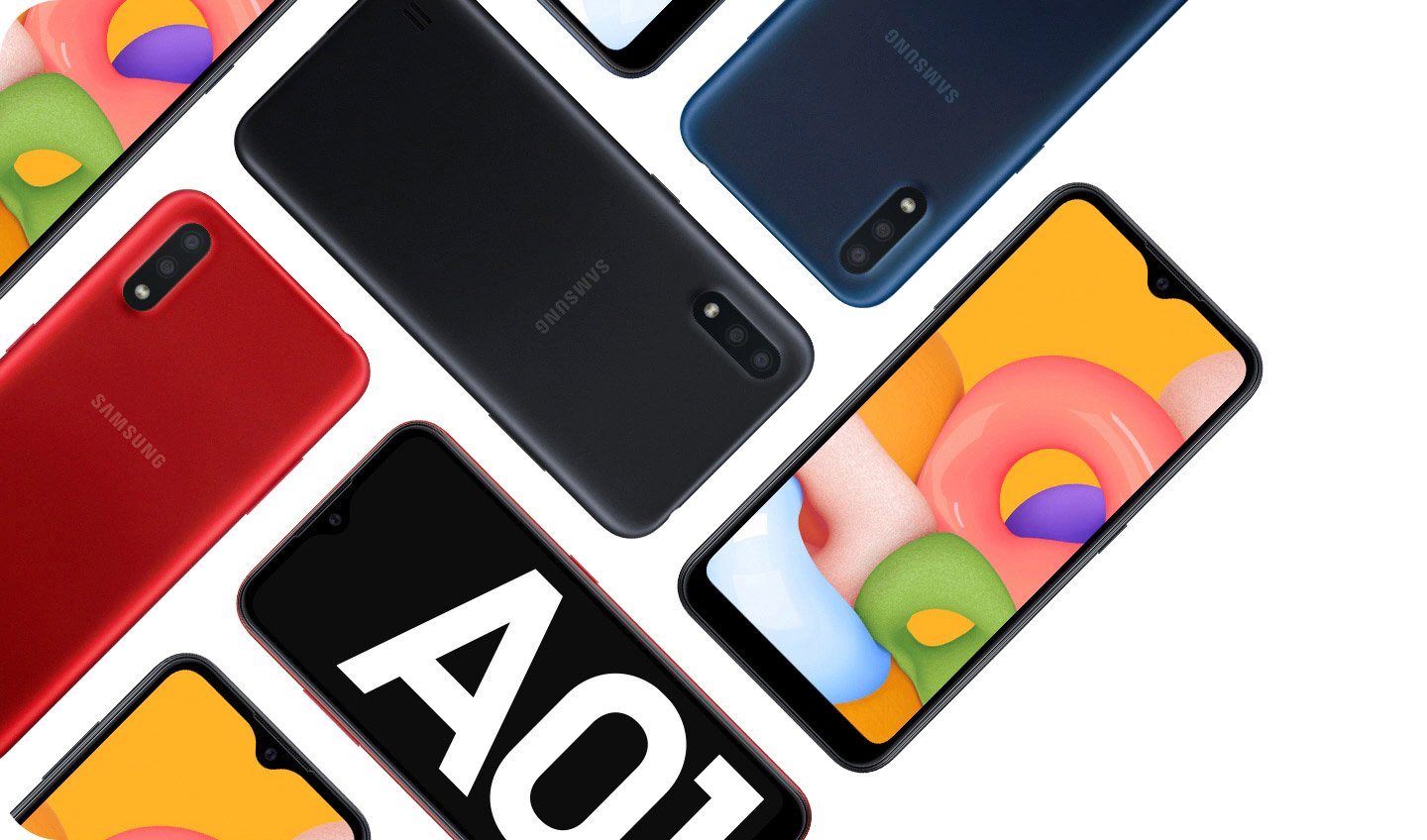 Samsung Smartphone Galaxy A01 (2+16) Blue