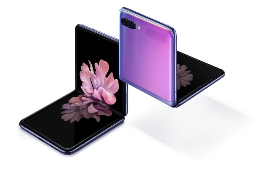 Samsung Smartphone Galaxy Z Flip Mirror Purple
