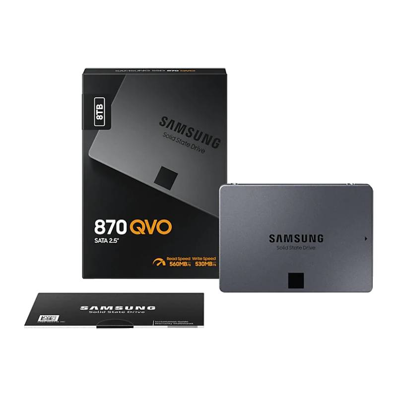 Samsung SSD 870 QVO 8TB SATA III R560MB/s W530MB/s 3Y