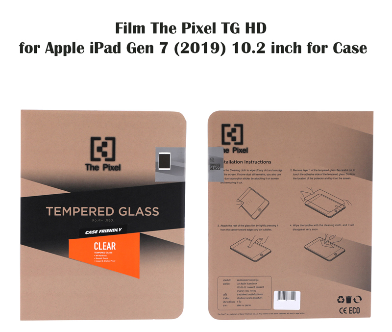 Film The Pixel TG HD for Apple iPad Gen 7 (2019) 10.2 inch for Case