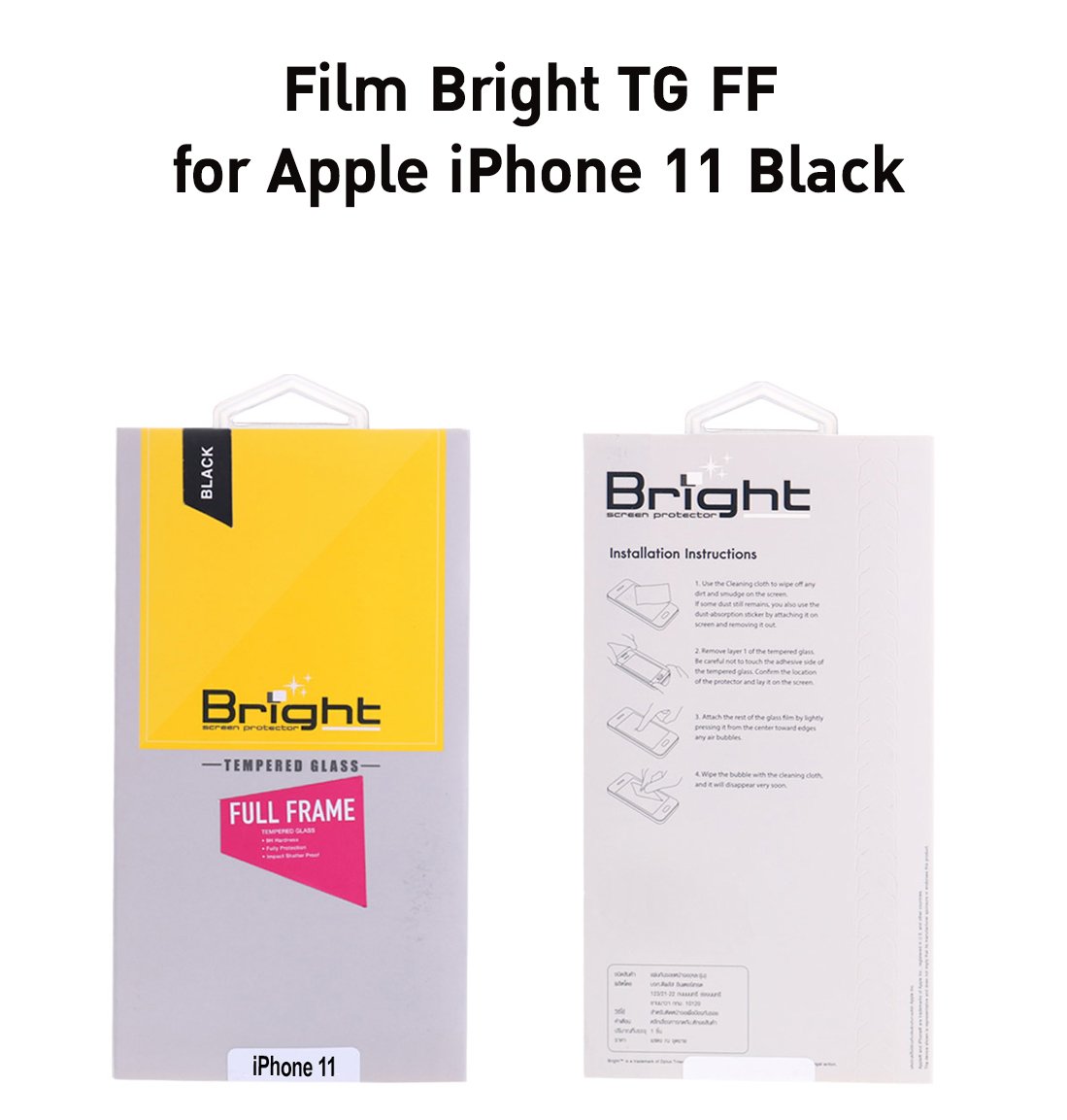 Film Bright TG FF for Apple iPhone 11