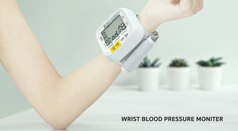 Dretec Wrist Type Blood Pressure White