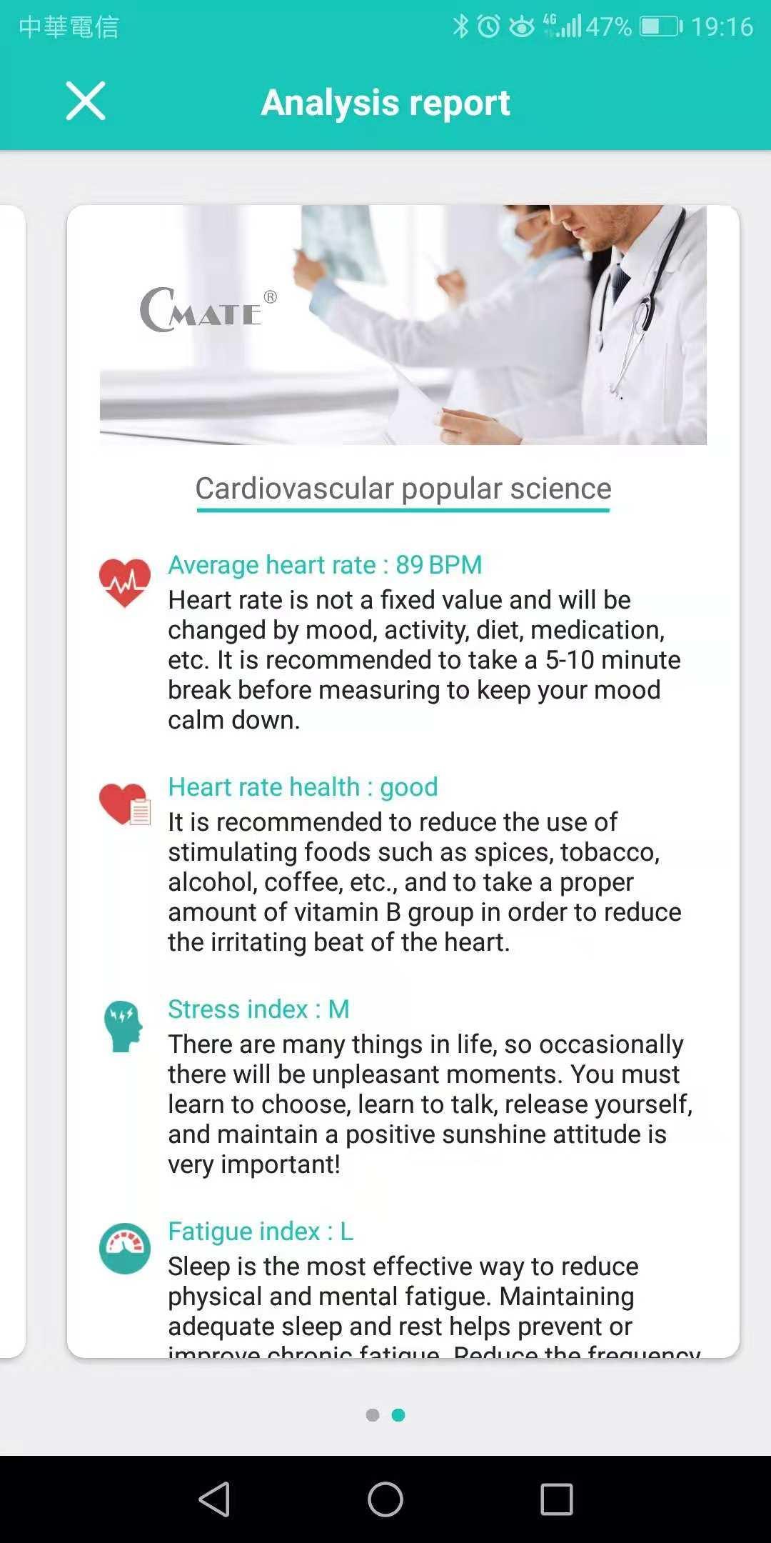 Cmate Portable ECG White