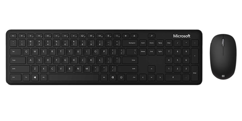 Microsoft Bluetooth Keyboard + Mouse Bluetooth Desktop Black