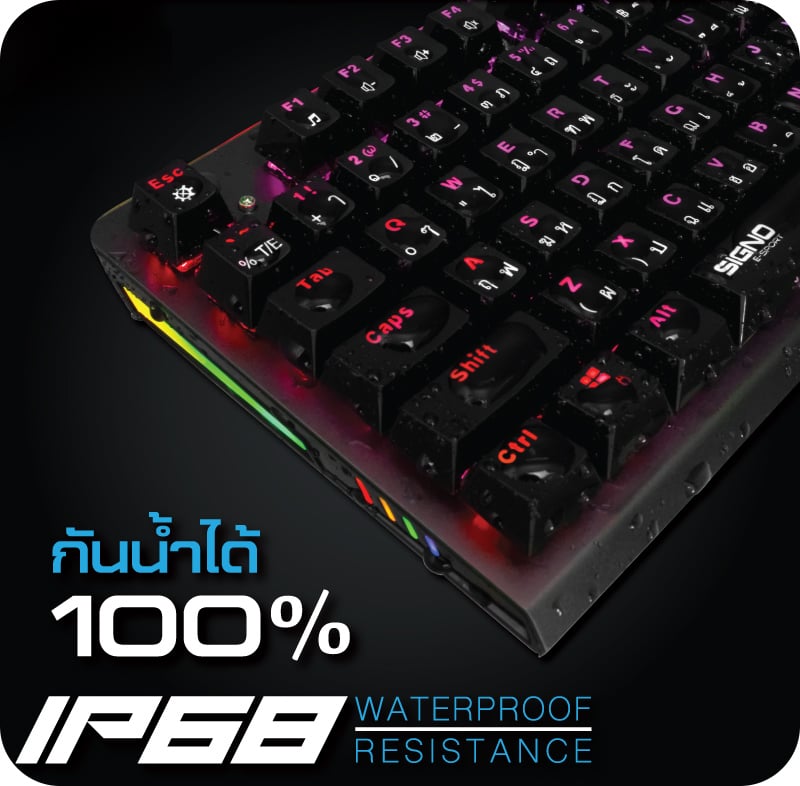 Signo Gaming Keyboard Mechanical RGB Trooper KB-771 Black
