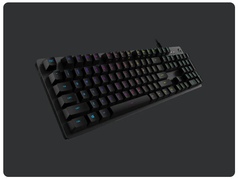 Logitech Gaming Keyboard G512 RGB Mechanical GX Red Linear Black