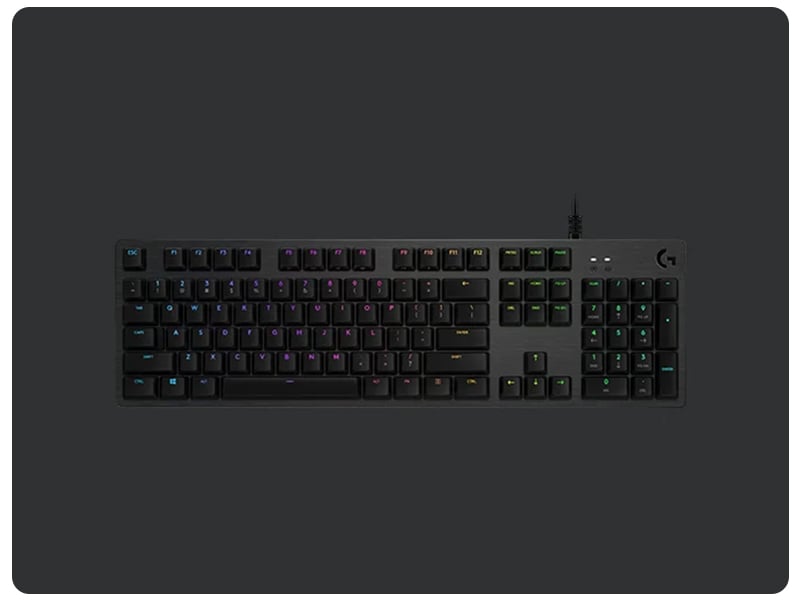 Logitech Gaming Keyboard G512 RGB Mechanical GX Red Linear Black