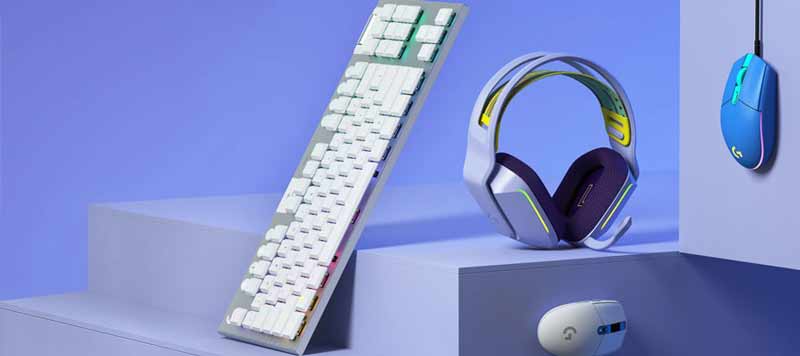 Logitech Gaming Headset G733 Lightspeed White Logitech Gaming Headset G733 Lightspeed White