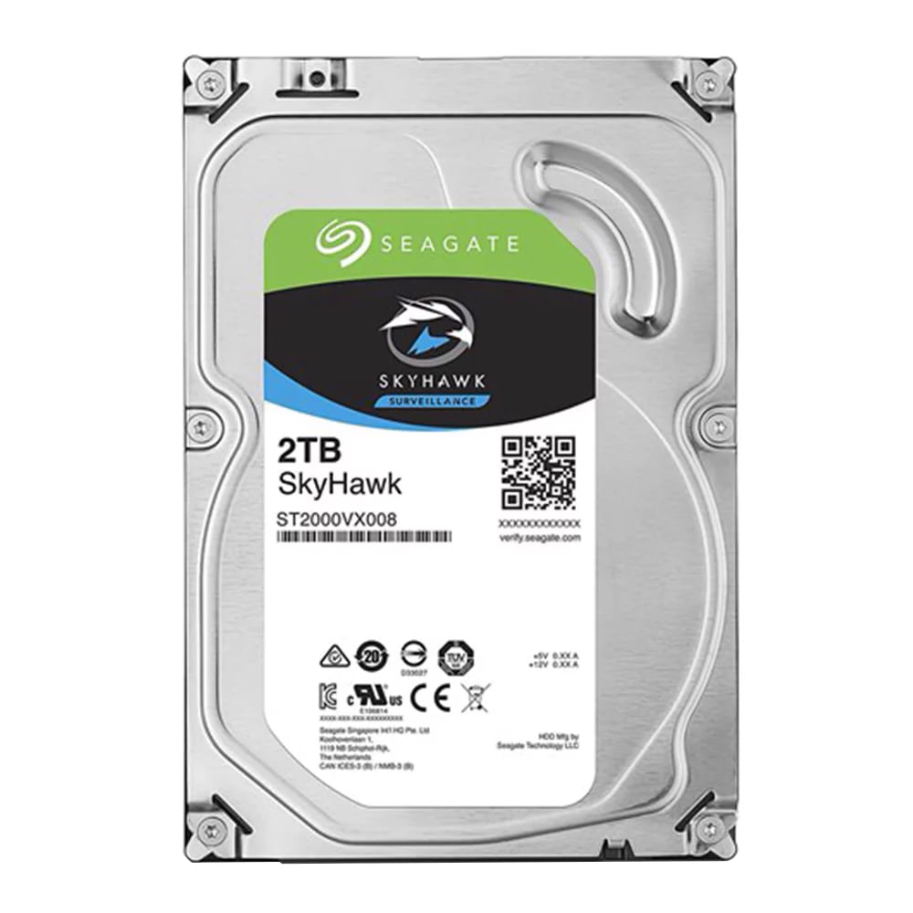 Seagate HDD 2TB SATA III 5900RPM for CCTV 64MB SKYHAWK 3Y