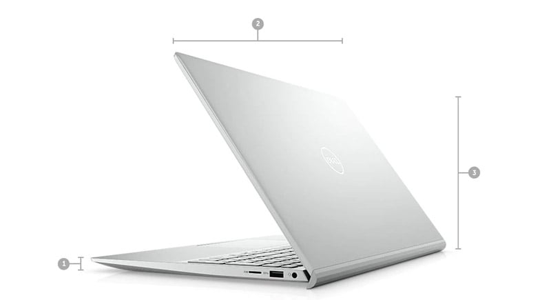 Dell Notebook Inspiron 5505-W566155104THW10 Silver