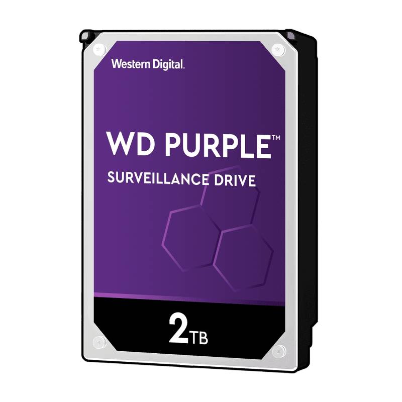HDD WD 2TB 5400RPM SATA III 64MB (6Gb/s) for CCTY PURPLE 3Y HDD WD 2TB 5400RPM SATA III 64MB (6Gb/s) for CCTY PURPLE 3Y