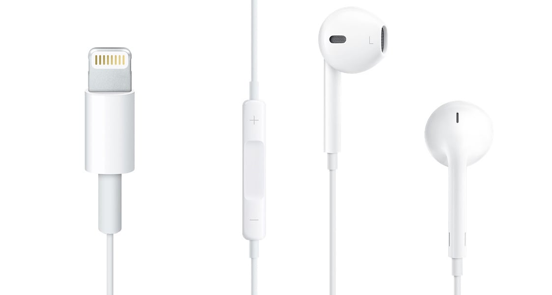 EarPods เสียงดี พร้อมหัวต่อ Lightning เป็นหูฟังไอโฟนมีสาย ของแท้จาก Apple มีปุ่มปรับระดับเสียง ควบคุมการเล่นเพลง รับสายหรือวางสายด้วยการกดที่สายหูฟัง