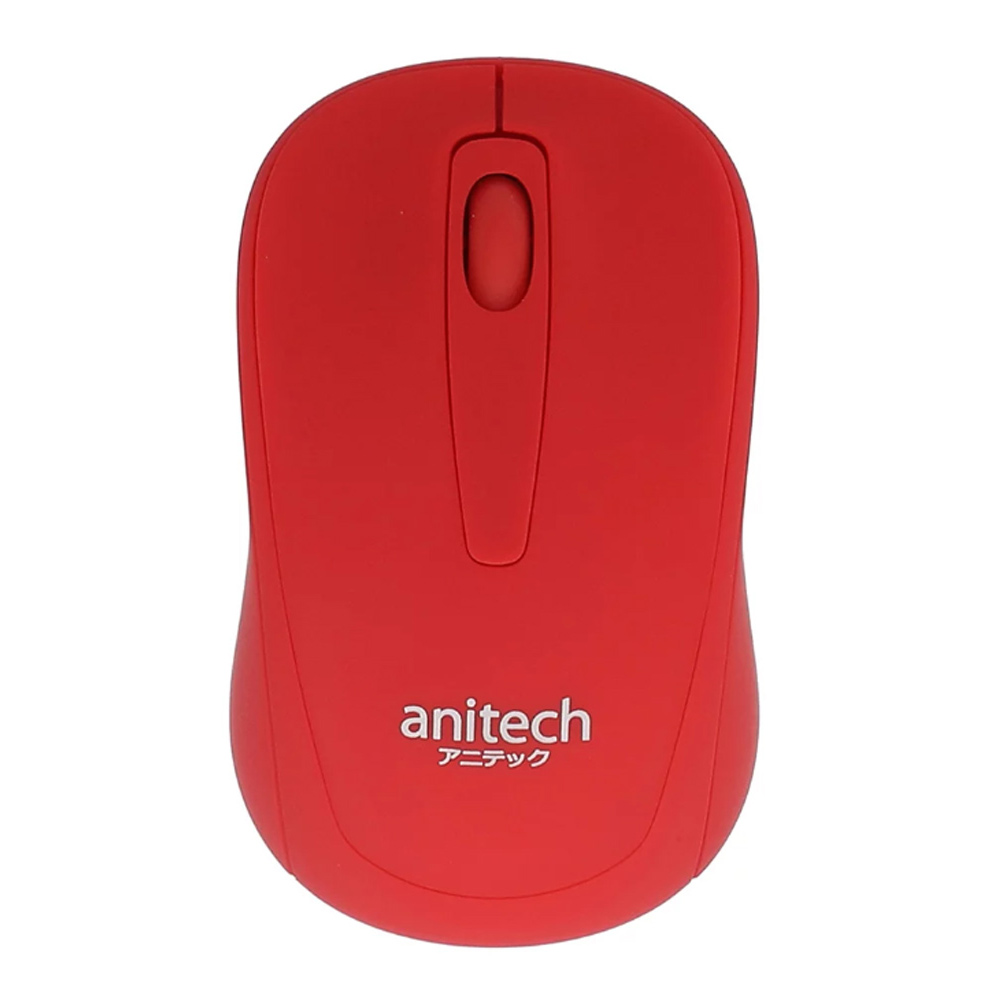 Anitech Mouse Wireless W221 Red