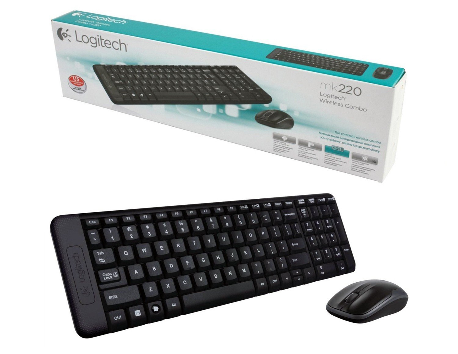 ซื้อ เมาส์และคีย์บอร์ด Logitech Keyboard + Mouse Wireless Combo MK220 เมาส์ไร้สาย, คีย์บอร์ดไร้สาย, เมาส์, คีย์บอร์ด, อุปกรณ์คอมพิวเตอร์, Mouse, MouseWireless, Keyboard, Keyboard Wireless ราคาพิเศษ พร้อมโปรโมชั่นลดราคา ส่งฟรี ส่งเร็ว ทั่วไทย  