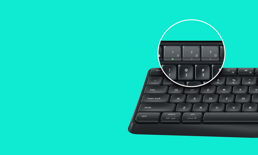 Logitech k375s как подключить к компьютеру